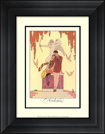 Framed L&#39;Automne Print
