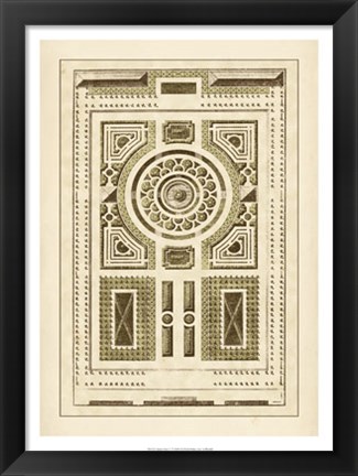 Framed Garden Maze V Print