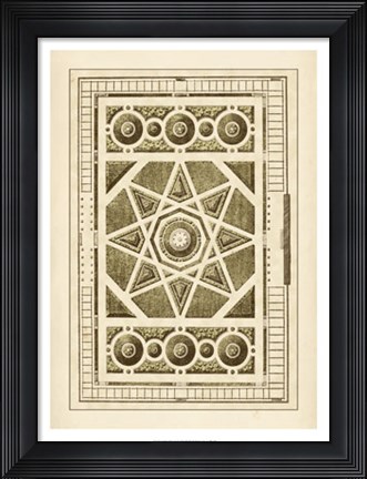Framed Garden Maze VI Print