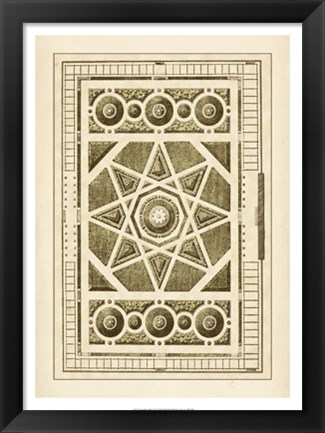 Framed Garden Maze VI Print