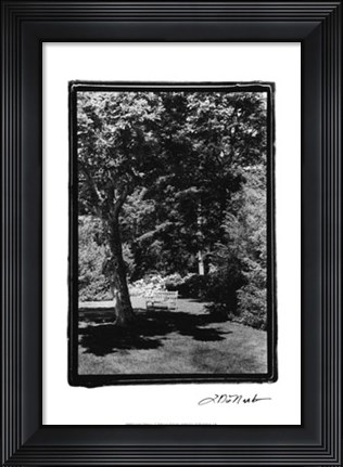 Framed Garden Hideaway I Print
