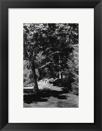 Framed Garden Hideaway I Print