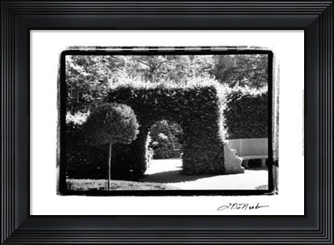 Framed Garden Hideaway III Print