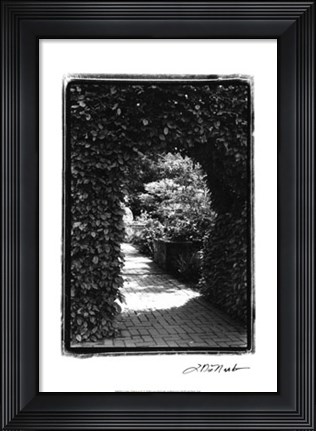 Framed Garden Hideaway IV Print