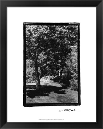 Framed Garden Hideaway I Print