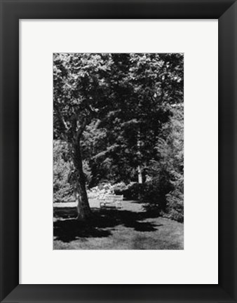 Framed Garden Hideaway I Print