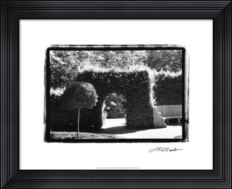Framed Garden Hideaway III Print