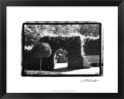 Framed Garden Hideaway III Print