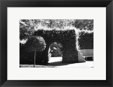 Framed Garden Hideaway III Print
