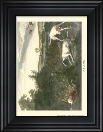 Framed Folle et Mitte Print