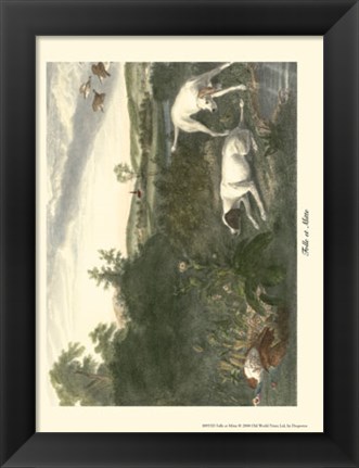 Framed Folle et Mitte Print