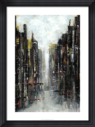 Framed Gotham I Print