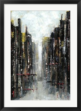 Framed Gotham I Print