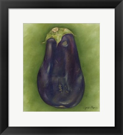 Framed Eggplant Print