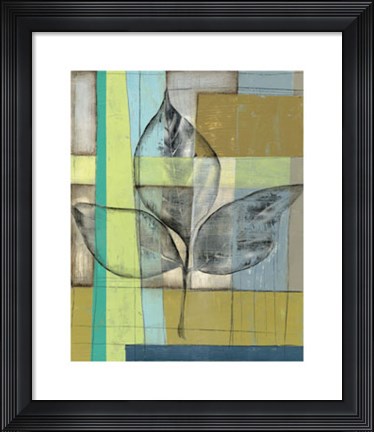 Framed Woven Leaf II Print