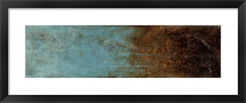 Framed Oxidized Copper III Print