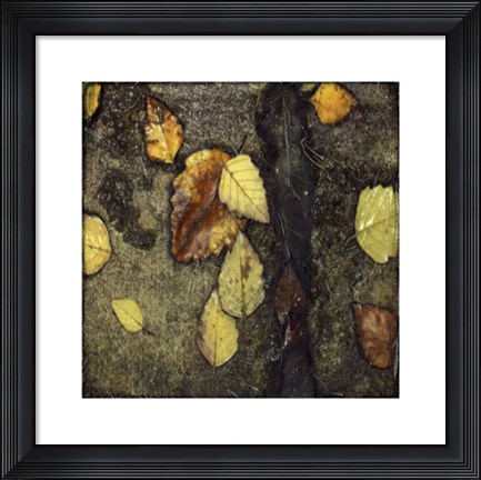 Framed Wet Pavement I Print