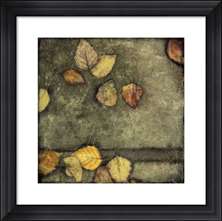 Framed Wet Pavement II Print