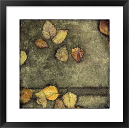 Framed Wet Pavement II Print