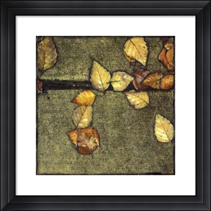 Framed Wet Pavement III Print