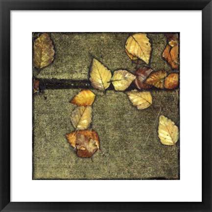 Framed Wet Pavement III Print