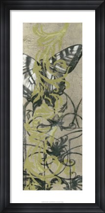 Framed Iron Butterfly I Print