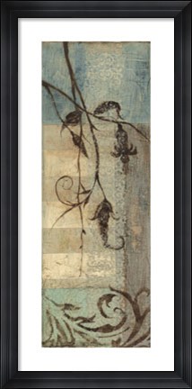 Framed Wildflower Resonance I Print