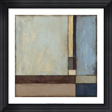 Framed Earth, Steel &amp; Sky I Print