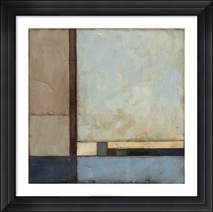 Framed Earth, Steel &amp; Sky II Print
