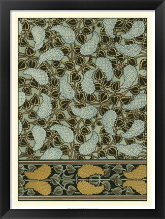 Framed Garden Tapestry I Print