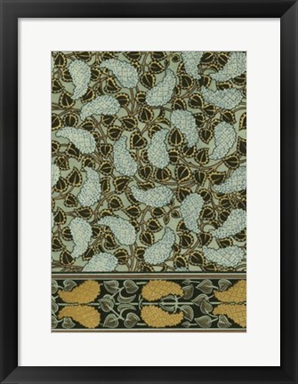 Framed Garden Tapestry I Print
