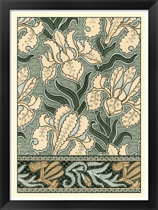Framed Garden Tapestry II Print