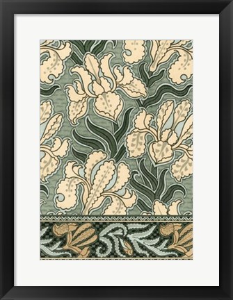 Framed Garden Tapestry II Print