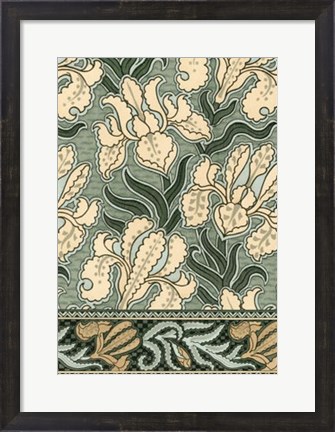 Framed Garden Tapestry II Print