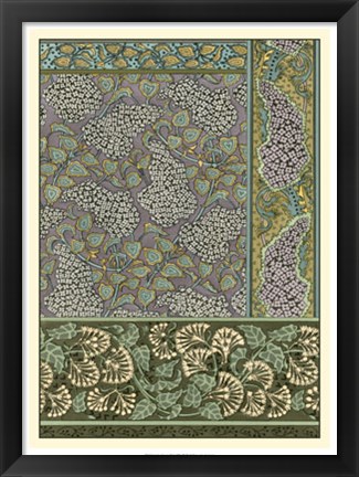 Framed Garden Tapestry III Print