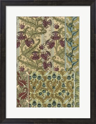 Framed Garden Tapestry IV Print