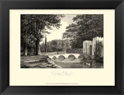 Framed View of Ditton Park Print