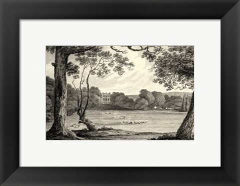 Framed View of Langley Park Print