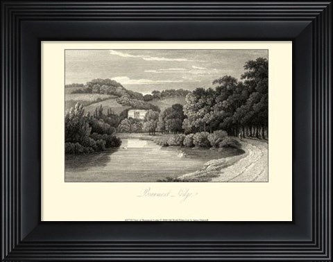 Framed View of Beaumont Lodge Print