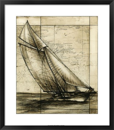 Framed Tradewinds II Print