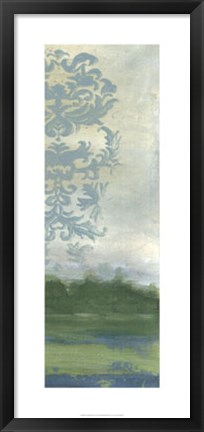 Framed Treeline Pattern II Print