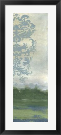 Framed Treeline Pattern II Print