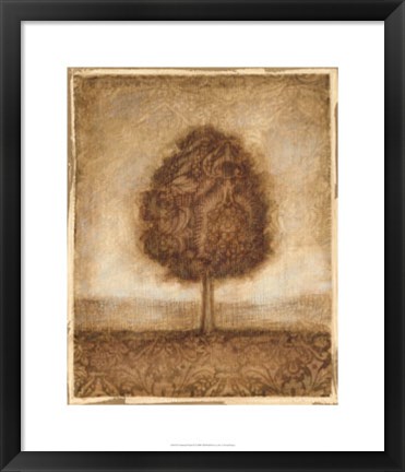 Framed Patterned Maple II Print