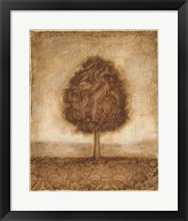 Framed Patterned Maple II Print