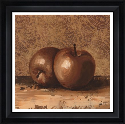 Framed Fruit Duet I Print