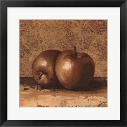 Framed Fruit Duet I Print