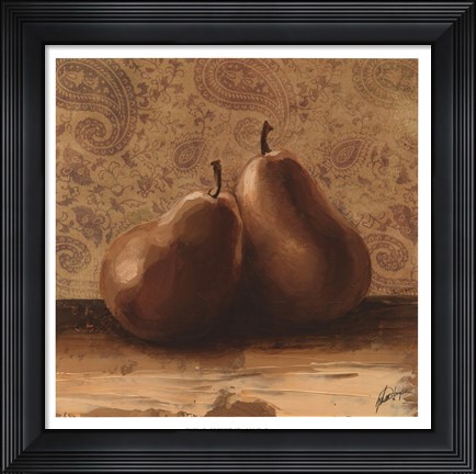 Framed Fruit Duet II Print