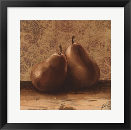 Framed Fruit Duet II Print