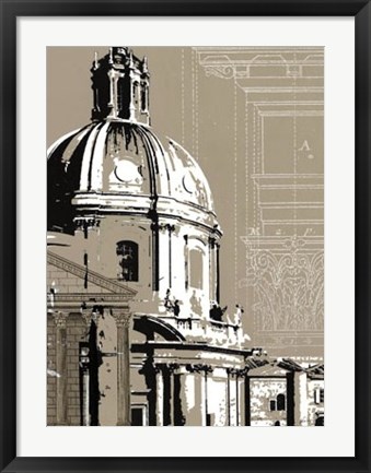 Framed Aesthetic Design II Print