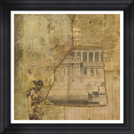 Framed Fragments I Print